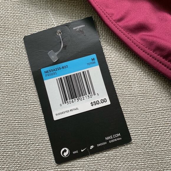 NIKE Swim Set New with tags Burgundy Red Workout Small Medium Sport Mismatch - Picture 10 of 14